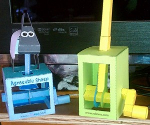 Two Paper Automata